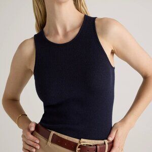 Featherweight Cashmere Ribbed Tank